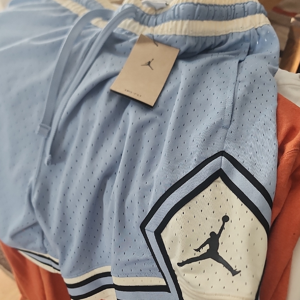 NWT Jordan Men's Sky Blue Athletic Shorts... Small & XL ($45 each)